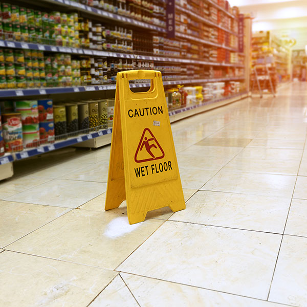 wet floor sign
